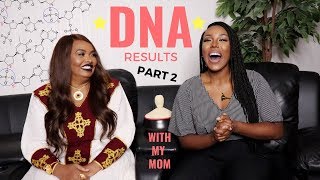 ANCESTRY DNA RESULTS WITH MY MOM PT 2 [upl. by Jasen]