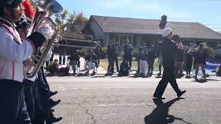 Consumnes oaks HS marching band amp color guard at the 2024 Lincoln review of champions [upl. by Agem]