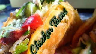 ChickenMexicanTacos Recipe  Tacos with Chicken Filling  How to Make Tacos at Home Homemade taco [upl. by Euv]