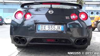 Nissan GTR R35 with Supersprint Exhaust Sound [upl. by Atsillac]