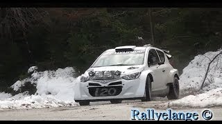 Test  Essais Rallye Monte Carlo 2014  Thierry Neuville  Hyundai i20 WRC HD  Pure sound [upl. by Namzzaj]