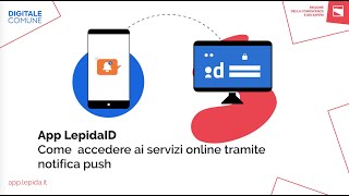 App LepidaID  Accedere ai servizi online con notifica push [upl. by Goodyear]