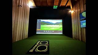 Revolutionize Your Home Golf Training with the Custom Trackman IO Simulator Installation [upl. by Airotal]