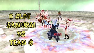 Iruna Online 5s Samurai vs Team Q Anniversary Event [upl. by Nelhsa]