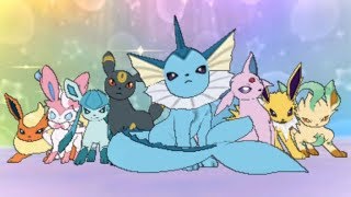 ALL Eeveelution cries slowed down Yikes [upl. by Eessej]