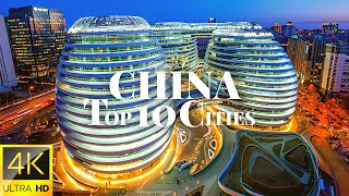 Cities of China 🇨🇳 in 4K 60FPS HDR ULTRA HD Drone Video [upl. by Jeaz]