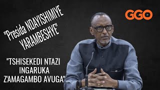 quotNDAYISHIMIYE YARAMBESHYEquotTSHISEKEDI NTABARA INGARUKA ZIBYO AVUGAPres KAGAME YAGANIRIYE NA JA [upl. by Aikit]