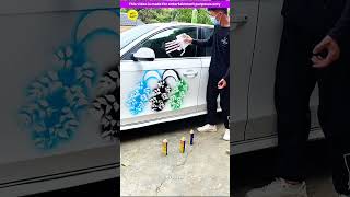 Fantastic car spray painting 😍 Gadgets Smart Appliances Kitchen Utensils Home Inventions [upl. by Nahtonoj886]