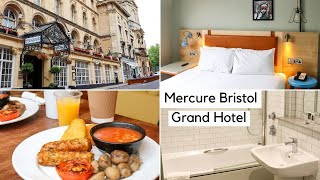 Mercure Bristol Grand Hotel  Standard Double Room amp Restaurant [upl. by Needan]