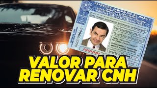 CNH QUAL VALOR PARA RENOVAR A HABILITAÇÃO EM 202324 SEM PRECISAR FAZER AGENDAMENTO POR TELEFONE [upl. by Emelina816]