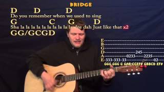 Brown Eyed Girl Van Morrison Strum Guitar Cover Lesson in G With ChordsLyrics [upl. by Suzi]