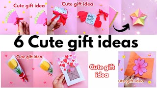 6 EASY CRAFT IDEAS  School Craft Idea  DIY Origami Craft  School hacks  Paper mini gift idea [upl. by Kuehnel394]