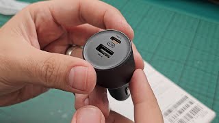 Xiaomi 67W Car Charger USBA  TypeC  unboxing impressions and full test [upl. by Lunetta]