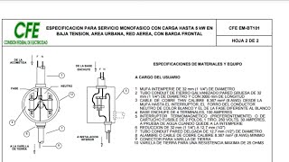 Preparacion para acometida monofasica CFE [upl. by Ier]