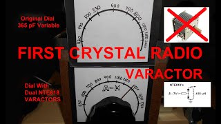 Your First Varactor Tuned Crystal Radio [upl. by Ayik296]