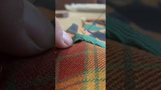 Sewing a lining sewing diy handmade stitching kilts [upl. by Atkinson]