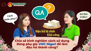 Cách sử dụng đúng cách VMC Nigari để làm đậu hủ  Phụ gia VMC dauhu daunanh monanchay [upl. by Sanbo]