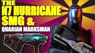 The N7 HURRICANE SMG  Quarian Marksman Soldier  Mass Effect 3 Multiplayer [upl. by Idolla]