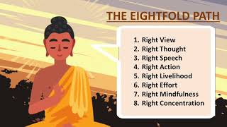 Buddhism For Beginners 8 The Eightfold Path Animated  RKINA [upl. by Neelloc]