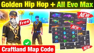 All Evo Gun Max  Golden Hip Hop Craftland Code 2024 😱🔥 Craftland Map Code  New Craftland Map Code [upl. by Kreiker]