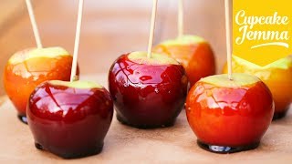 Super Easy Classic Toffee Apple Recipe amp Tutorial  Cupcake Jemma [upl. by Arimay]