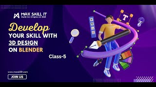 Free Course  3D Design  3D Element amp Icon Design Class Videos  Blender Interface and install [upl. by Hildy]