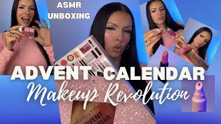 MAKEUP REVOLUTION ADVENT CALENDAR 2024 🎁 ASMR [upl. by Lanahtan483]