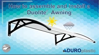 How to assemble and install  Duolite Awning [upl. by Iramohs]