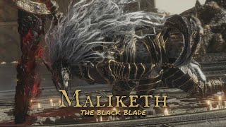 Elden Ring  Fighting Maliketh the black blade [upl. by Ahsitaf]