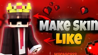 How To Make Minecraft Skin Like SenpaiSpider 🥰   No Clickbait [upl. by Auoz]