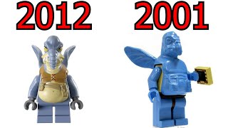 LEGO STAR WARS 2001 vs 2012 WATTO Day 118 of making a video until Lego hires me shorts [upl. by Halak]