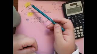 YUHSDMAT20142 Level 3  Using trigonometry to solve compound triangles [upl. by Harras811]