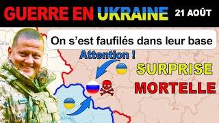 21 août  OPÉRATION INCROYABLE Les espions ukrainiens frappent les Russes dans le dos [upl. by Urdna]