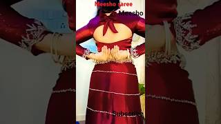 Neesho Meesho viral saree onlineshoppingsaree ytshorts festivehaul ytfeedyutubeshorts [upl. by Blanchette]