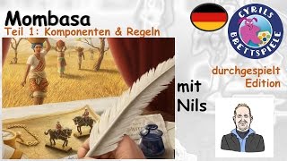 Cyrils Brettspiele  Mombasa Brettspiel S94E01  Komponenten amp Regeln [upl. by Raveaux24]