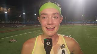 Sadie Engelhardt Regains HS Mile Record After Losing It 5 For 10 Minutes [upl. by Attenyw]