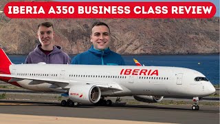 Iberia Business Class A350 from Madrid to New York  We LOVED the quotRetroquot seats [upl. by Najed506]