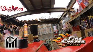 BUSTED on FireChaser Express at Dollywood  Front Row POV [upl. by Nosreve]