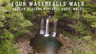 Four Waterfalls Walk Brecon Beacons  Hike guide with epic drone footage of Sgwd yr Eira [upl. by Norene]