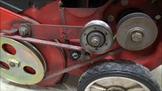 Single Stage Snowblower Auger Belt Replacement DIY [upl. by Tam273]