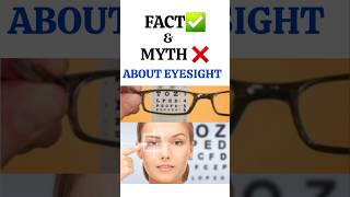 FACT amp MYTH ABOUT EYE SIGHT  how eyes eyesight eyesightremedy eyetreatment eyetreat [upl. by Rodger]