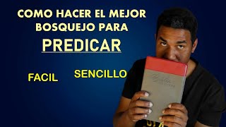 HOMILÉTICA CÓMO HACER EL BOSQUEJO DE UN SERMÓN [upl. by Jankell]