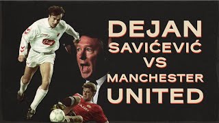 Dejan Savićević vs Manchester United  Fergie We were annihilated  1991 European Supercup [upl. by Kathi]