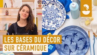 Les bases du décor sur céramique [upl. by Magen]