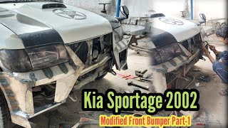 Kia Sportage 2002 Modified Front Bumper923335551245 [upl. by Nenad]