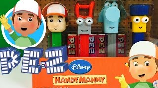 HANDY MANNY Disney Handy Manny Pez a Disney junior Handy Manny Video Toy Review [upl. by Rufford]