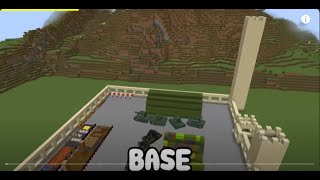 How to build a Modern Military Base in Minecraft  Safest Military Army base in Minecraft [upl. by Landel]