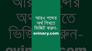 bigwig Meaning in Bengali  bigwig শব্দের অর্থ কী  Ovinary [upl. by Anafetse]