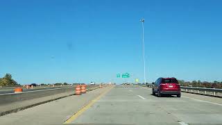 Concrete Section ASMR  I75 North Ohio Turnpike Collector Lanes  Perrysburg OH [upl. by Narih520]