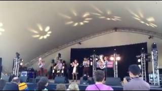 Oompah Brass play Kiss at Looe Music Festival beach stage 2015 [upl. by Georgine]